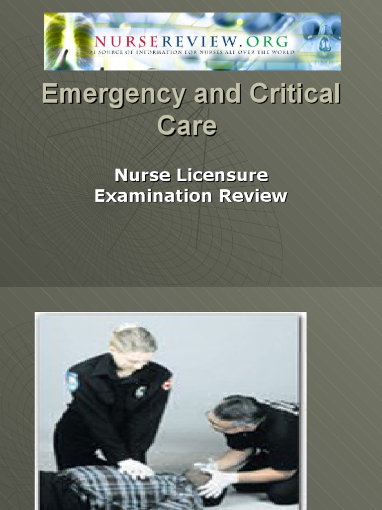 Critical Care and Emergency Nursing Guide | PDF | Shock (Circulatory ...