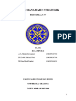 Manajemen Strategik (TABEL ANALISIS FAKTOR STRATEGIS EKSTERNAL PERUSAHAAN (EFAS) )