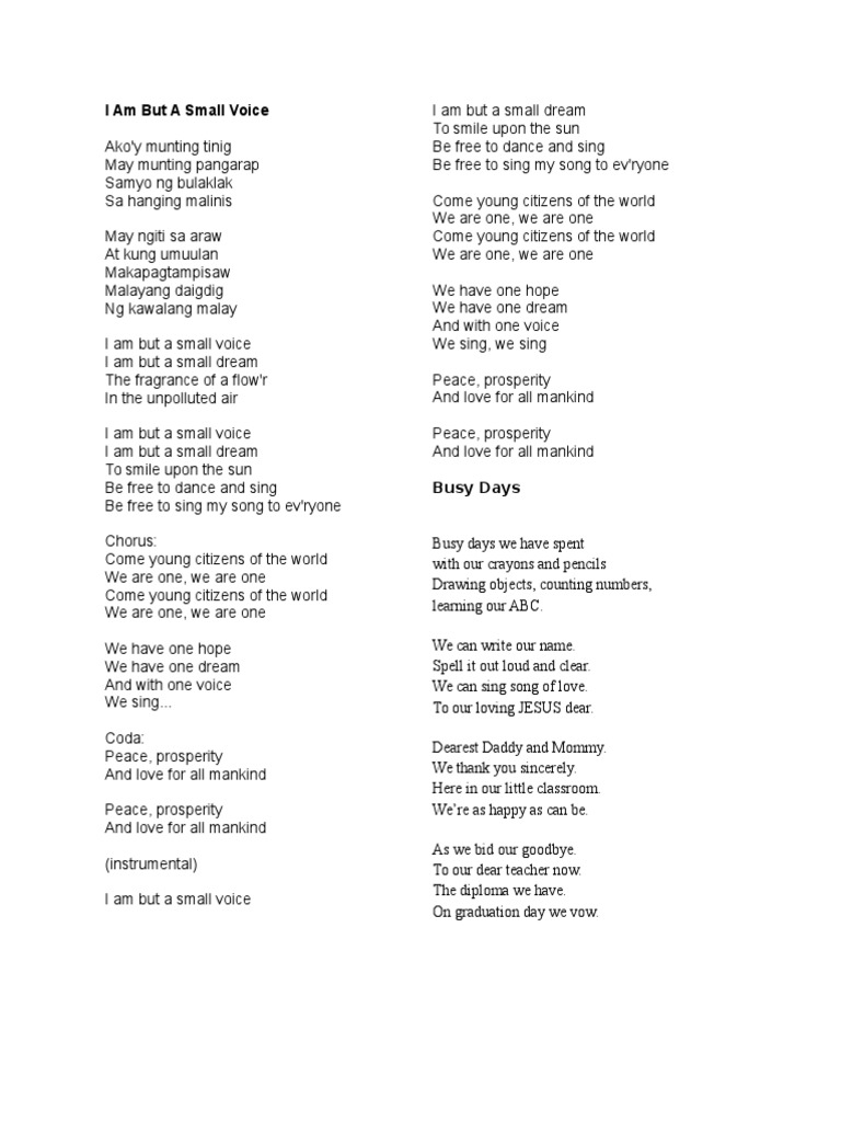 I Am The One Lyrics Deutsch