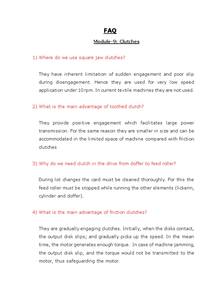 Understanding the Types, Designs, and Applications of Clutches Used in