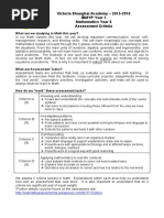 student friendly rubrics y6-2