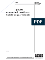 Coating Plants - Combined Booths - Safety Requirements: British Standard Bs en 13355:2004