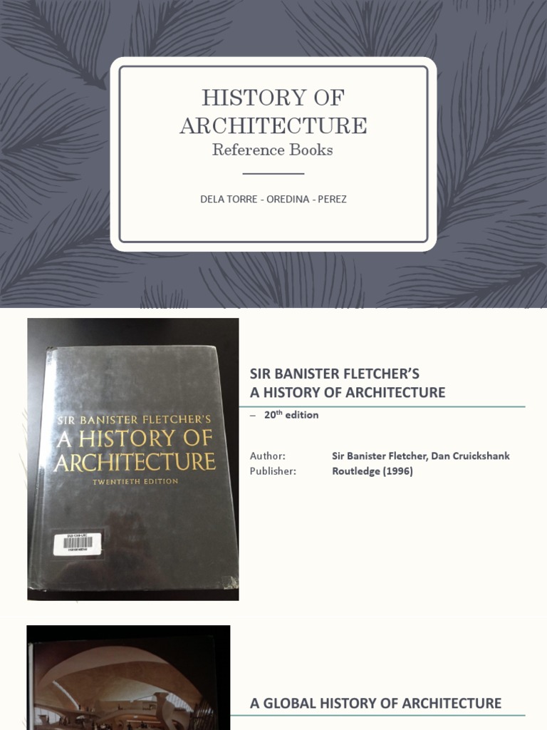 History Of Architecture Reference Books