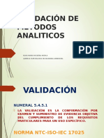 Validacion de Metodos Analiticos Siama