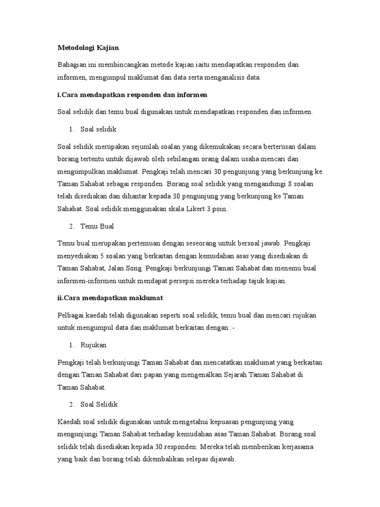 Metodologi Kajian  PDF