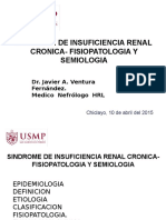 Sindrome de Insuficiencia Renal Cronica Fisiopatologia y Semiologia
