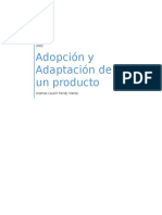 Adopción y Adaptación de Un Producto