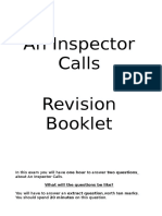 An Inspector Calls Revision Booklet