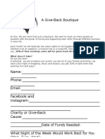 Give-Back Form