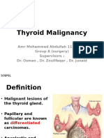 Thyroid Malignancy