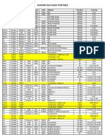 Summer 2015 Exam Timetable-Uploaded Feb 2015