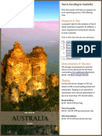 Australia Pre-Travel Guide