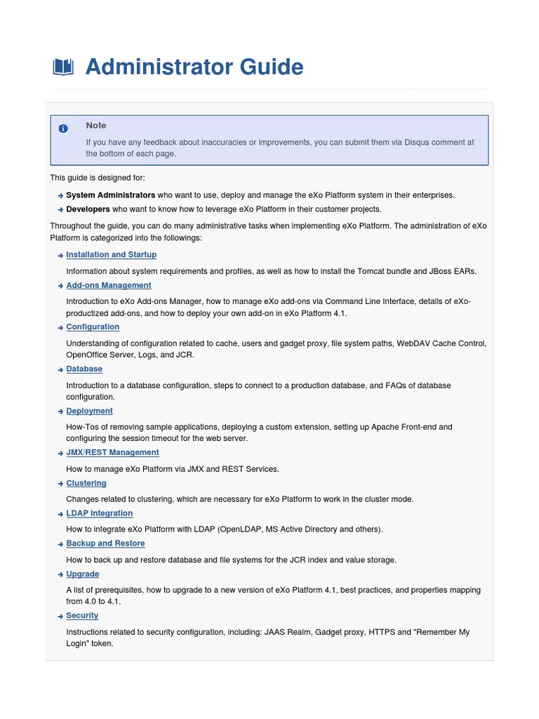 Exo Administrator Guide 4.1 PDF | PDF | Google Chrome | Firefox