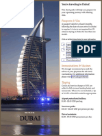 Dubai Pre Travel Guide