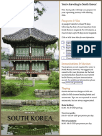 South Korea Pre Travel Guide