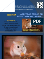 Aspectos Éticos en Investigación Animal