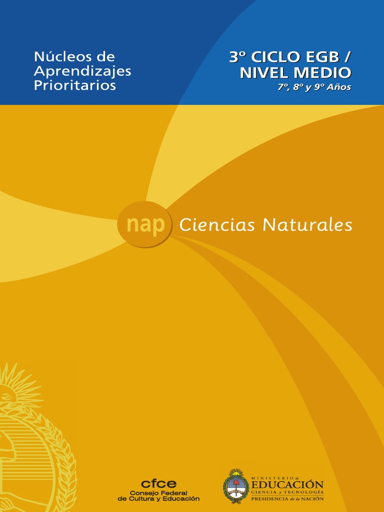 Nap Ciencias Naturales 3 Ciclo Organismos Química
