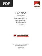 SR305 - Bracing Rating for Non-proprietary Walls