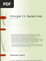 Principle 13: Market Risk: Joseph V. Barcoma