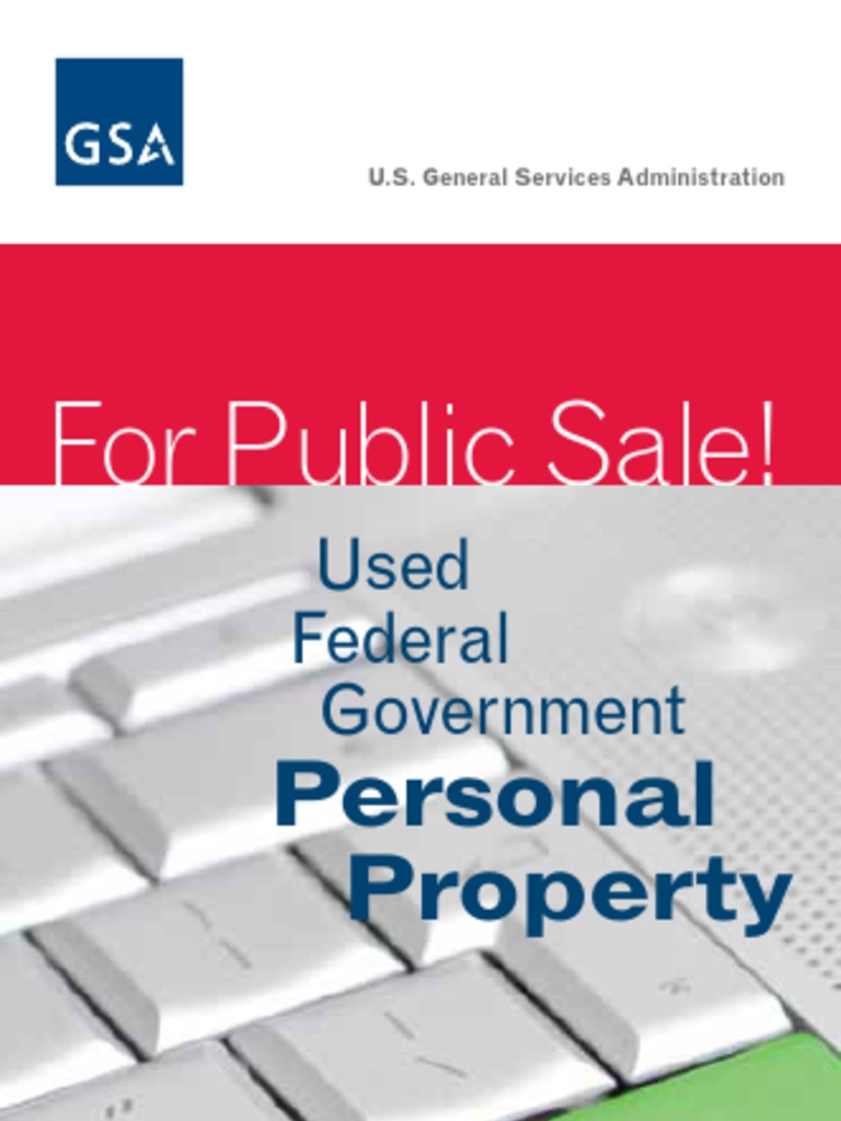 01 for public sale used federal government personal property 10 00567