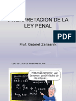 Interpretacion de La Ley Penal