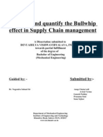 29097596 to Study and Quantify the Bullwhip Effect in Supply Chain Management
