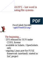 FreeBSD/ZFS - last word in operating/file systems