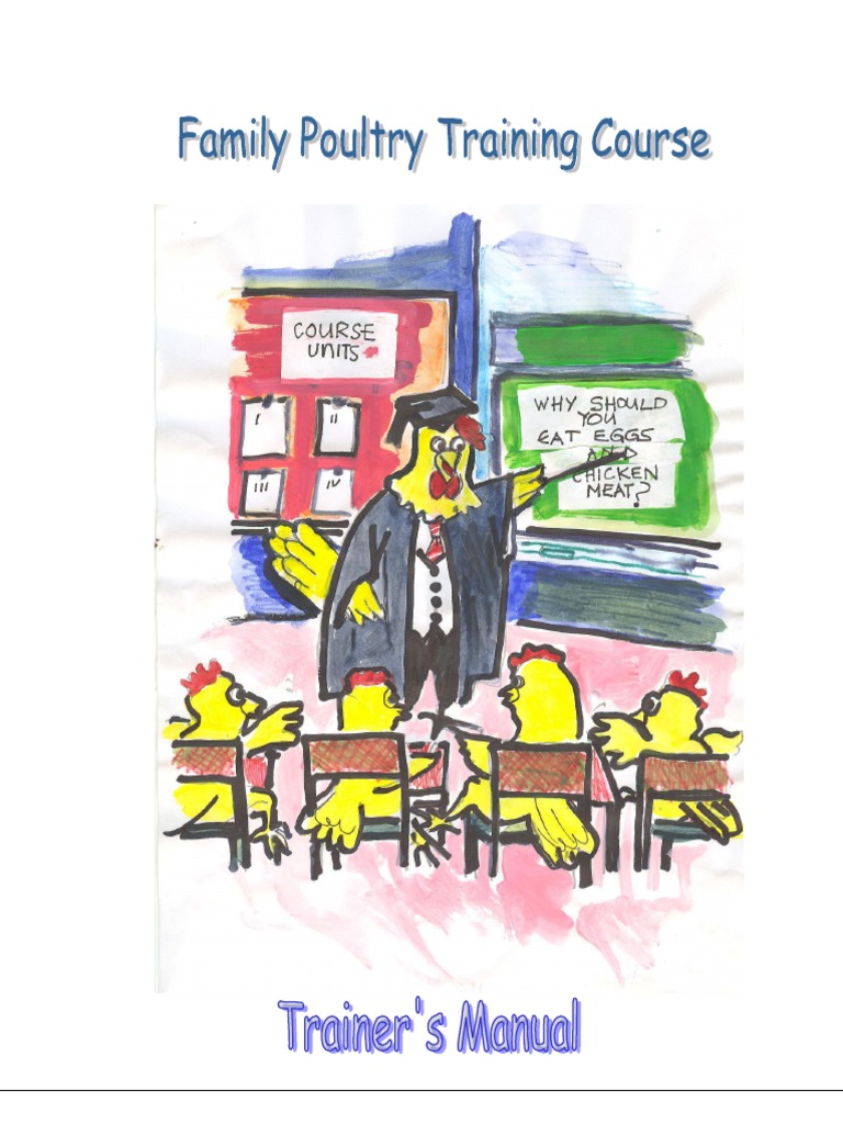 Family Poultry Training Manual Guide | PDF | Chicken | Poultry