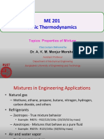 ME201 Properties of Mixture