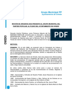 Moción de Urgencia. Semana Santa, Fiesta de Interés Turístico Regional