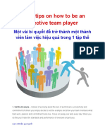 Extra Document 2-23 Inter Sometipsonhowtobeaneffectiveteamplayer.