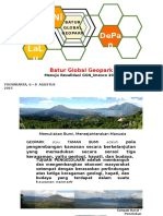 Batur Global Geopark Menuju Revalidasi 2016 - Presentasi Sekda Bangli - Yogya - 06 Agustus 2015