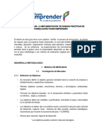 METODOLOGIA PARA LA IMPLEMENTACION DE BUENAS PRACTICAS DE FORMULACION FONDO EMPRENDER