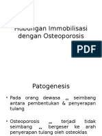 Hubungan Immobilisasi Dengan Osteoporosis