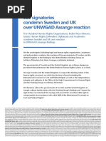 Download 500 signatories condemn Sweden and UK over UNWGAD Assange reaction by bean7142 SN301432256 doc pdf