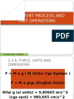 Transport Process and Unit Operations