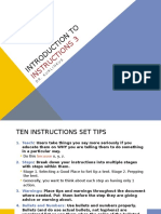 Instruction Set 3
