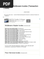 SAP CRM Middleware Tcodes (Transaction Codes) PDF