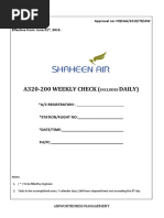 Weekly Check A320 (ISSUE 01 REV 00 01-JUN-15) PDF