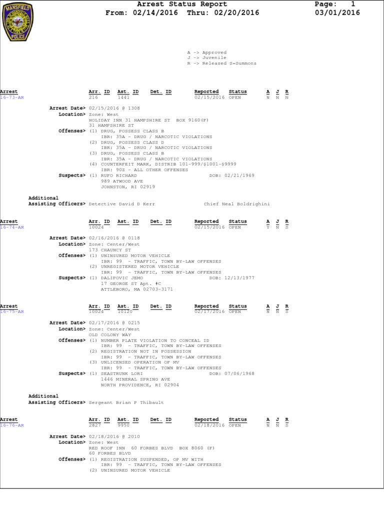 Law Enforcement Arrest Summary | PDF | Crime & Violence | Crime Thriller