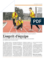 14 mars 2006 - L'esprit d'équipe