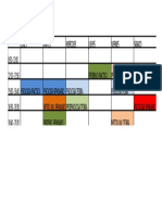 HORARIO USMP 5° CICLO