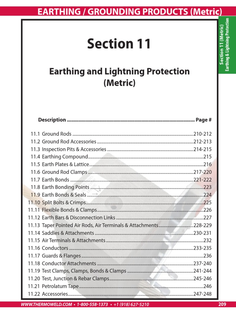 Earthing and Lightning Protection | PDF | Screw | Electrical Connector