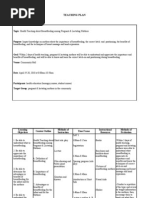 Teaching Plan
