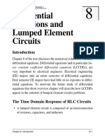 Differential Equations and Lumped Element Circuits
