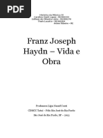 Franz Joseph Haydn Vida e Obra