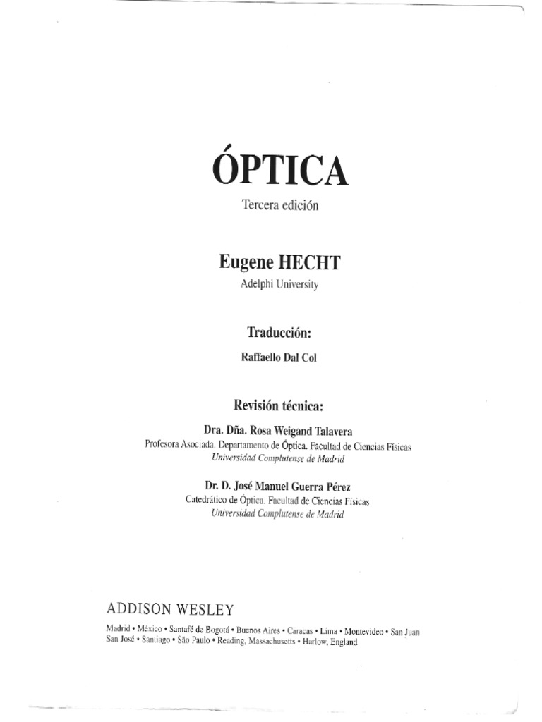 Eugene hecht physics pdf free