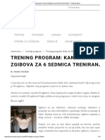 Trening Program - Kako Do 20 Zgibova Za 6 Sedmica Treniranja - Trening Program