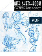 The MLaaTR Sketchbook by The Artists From My Life As A Teenage Robot (1st Edition 2004)