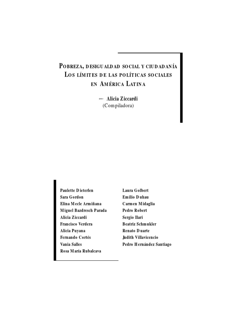 Vivienda Social y Sectores de Bajos Ingresos en La Ciudad Un